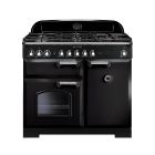 Rangemaster CDL100DFFBL/ Classic Deluxe 100cm Dual Fuel Range Cooker - Black