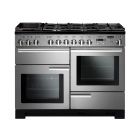 Rangemaster PDL110DFFSS/ Professional Deluxe 110cm Dual Fuel Range Cooker - Stainless Steel