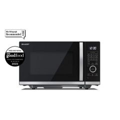 Sharp YC-QC254AU-B 25 Litres Flatbed Convection Oven Microwave with Grill - Black (Ex-Display)